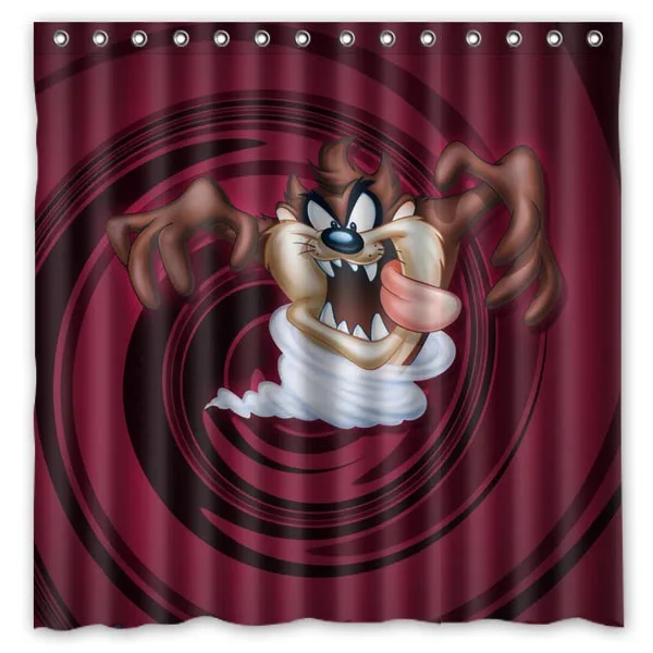 Tasmanian Devil TAZ занавески для душа водонепроницаемая ткань занавеска ванны