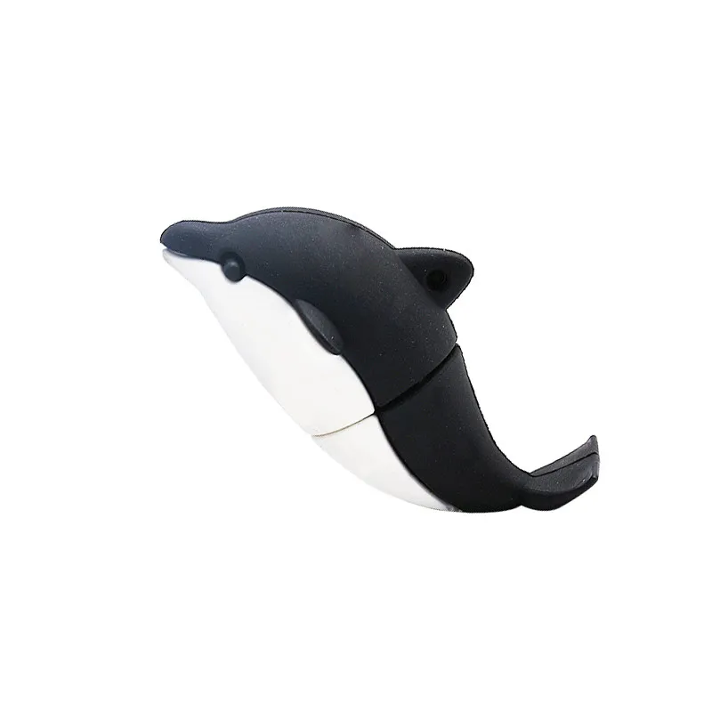 Мультяшный флеш накопитель милый Дельфин usb 4 ГБ 8 16 32 64 USB 2 0 с животными|USB