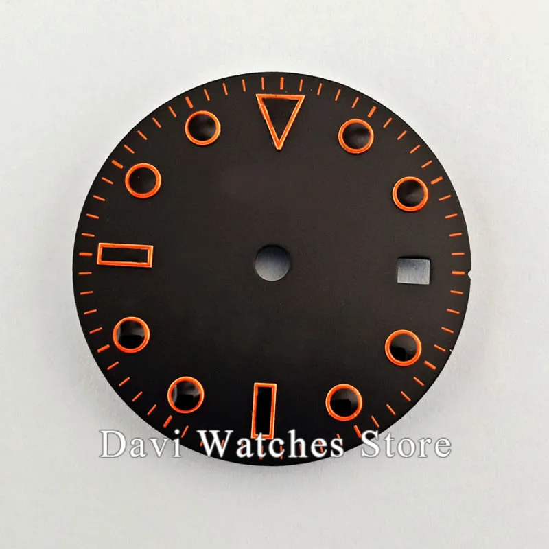 Bliger/Sterile Hot Selling 28.5mm date window dial fit 2824 2836 Miyota 8215 8205 821A movement | Наручные часы