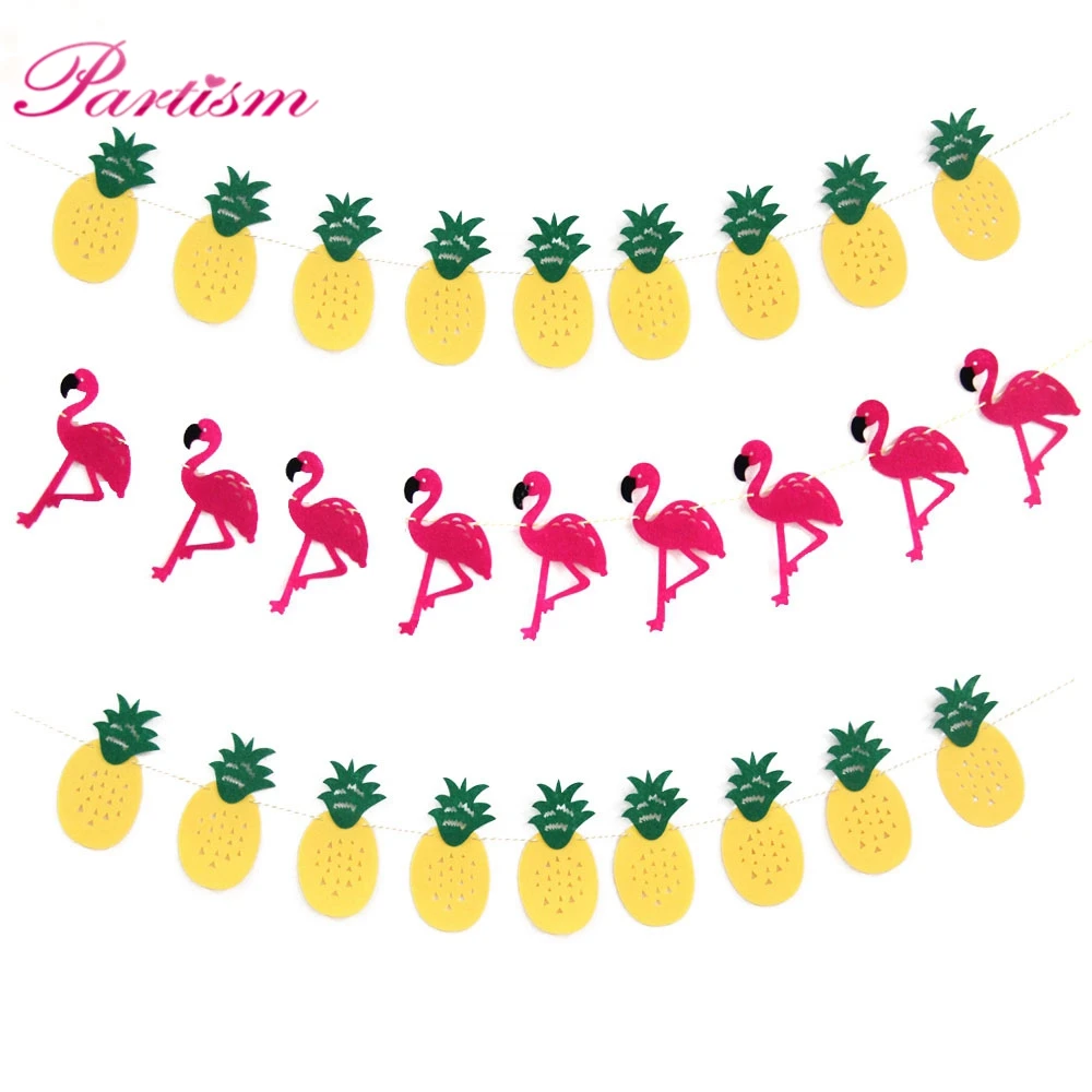 1 компл. фламинго и ананас овсянка баннер девичник/Свадебная вечеринка гирлянды