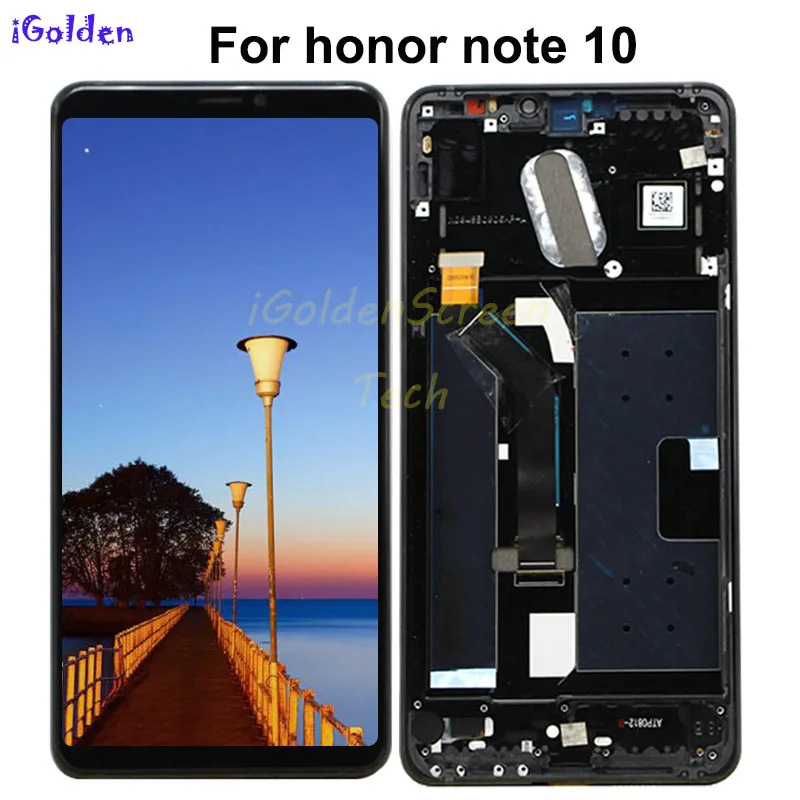 Для Huawei Honor Note 10 ЖК-дисплей сенсорный экран дигитайзер в сборе Note10 ЖК-Рамка Замена