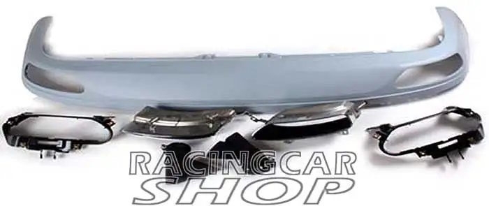 Окрашенный W12 Стиль задний диффузор выхлопные наконечники глушитель Конец для Audi