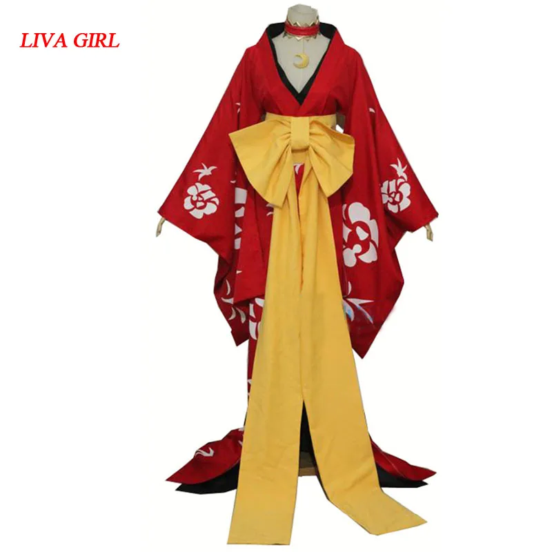 Японское аниме кимоно для девочек XXXHolic Ichihara Yuuko Red Rose Furisode униформа косплея 2019|cosplay