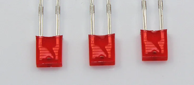 1000 шт./лот 1x3x4/134 мм квадратные короткие ноги яркие красные волосы 62-нм DIP