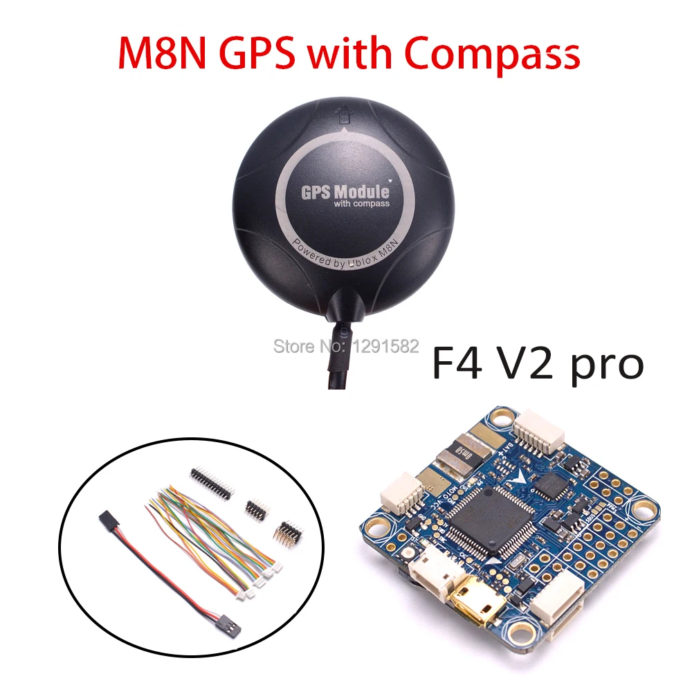 F4 Pro V3 / FLIP 32 V2 PRO плата контроллера полета с контактом и кабелем M8N GPS компасом для FPV