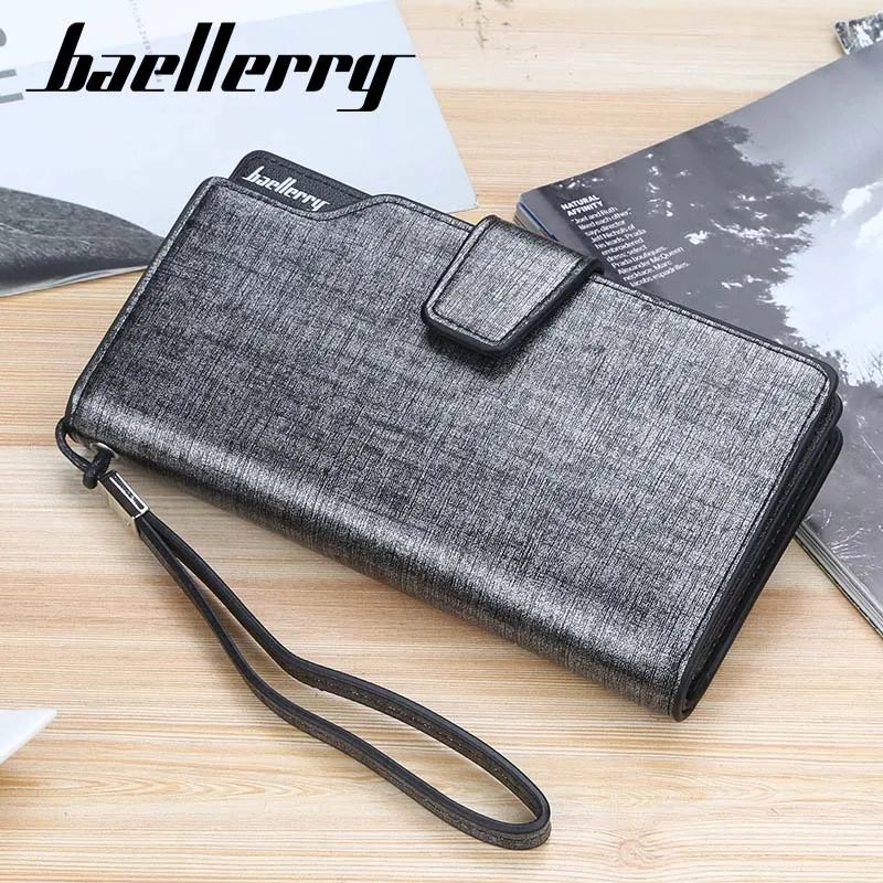 Мужские кошельки Baellerry длинный мужской кошелек высококачественный