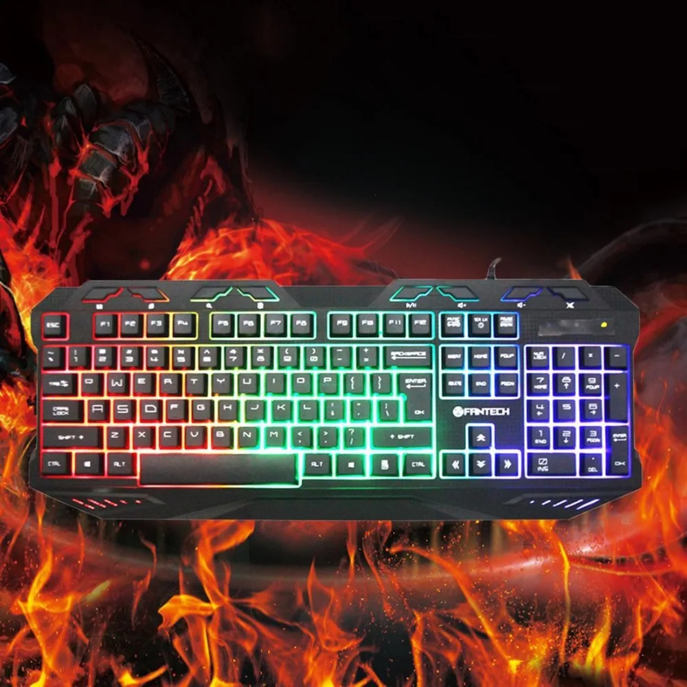 K10 Ergonomics Professional Gaming Pro Keyboard Switches Metal Wired USB | Электроника