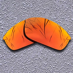 Fire Red Поляризованные Сменные линзы для Оукли Flak солнечные очки к куртке-несколько вариантов - Цвет линз: Fire Red