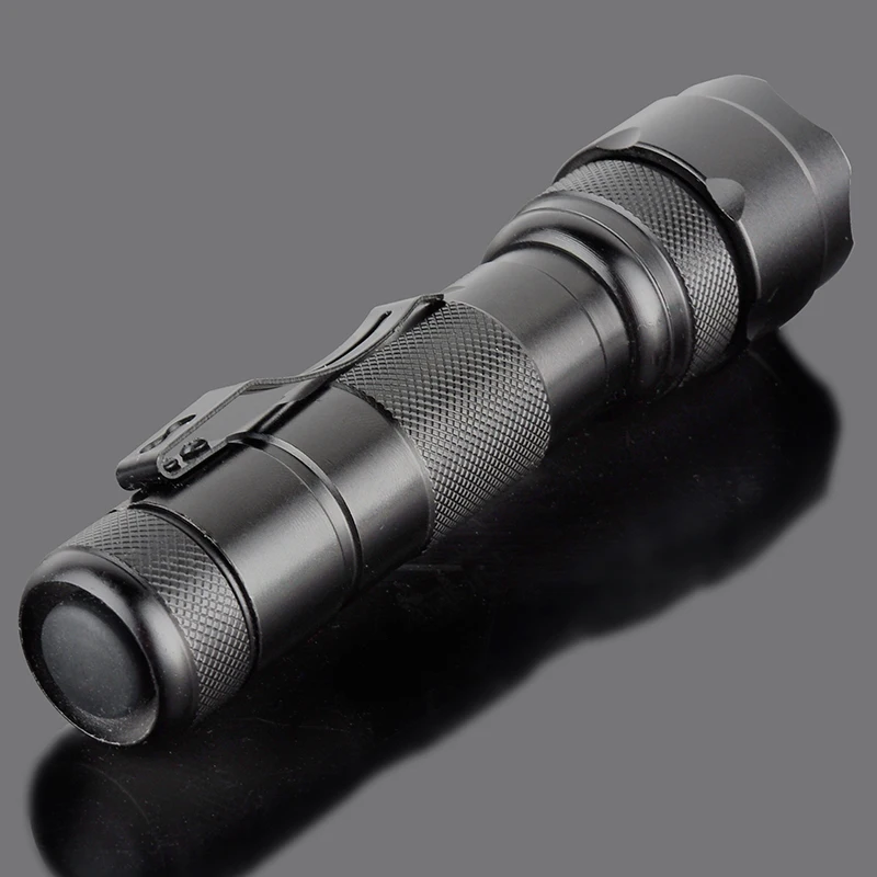 Алюминиевый светодиодный фонарик XML T6 High/Middle/Low/Flash/SOS 5 режимов 3 7 В высокомощная