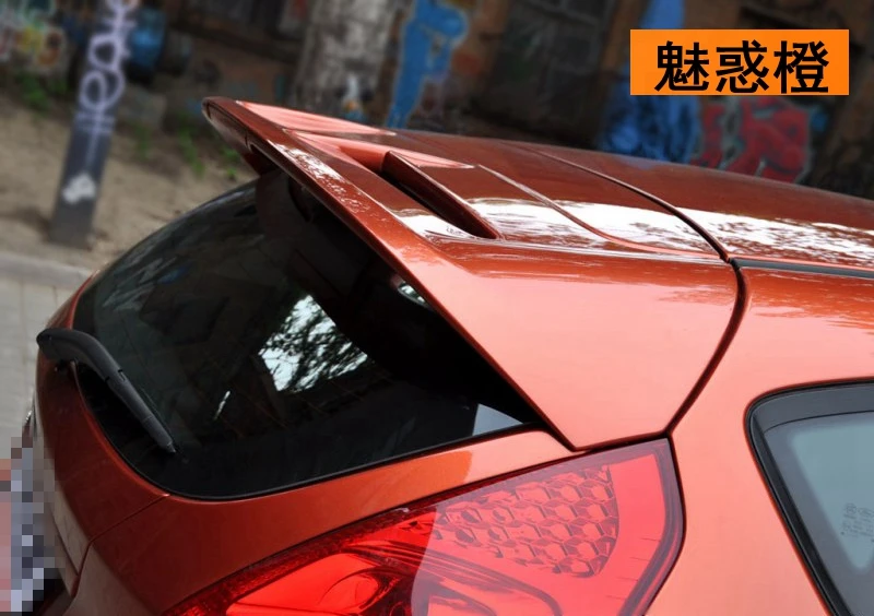 Используется для ford fiesta спойлер 2009 2018 высокого качества ABS Материал окрашенный