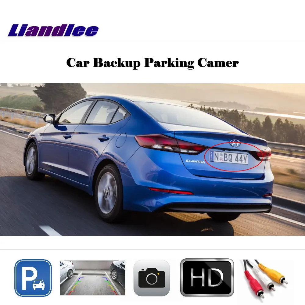 Liandlee Автомобильная задняя камера для Hyundai Elantra AD Avante 2016-2018 HD CCD парковочная