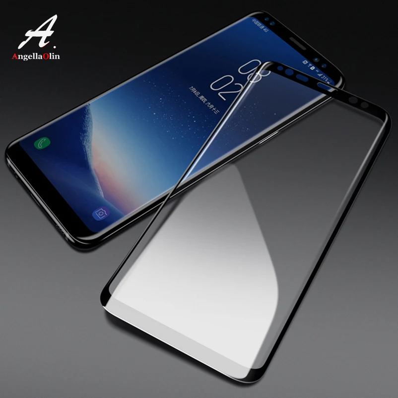 Закаленное стекло с полным покрытием для Samsung galaxy S9 Plus A5 J5 J7 J3 2016 2017 Note 9 8 S8 S6 S7 Edge
