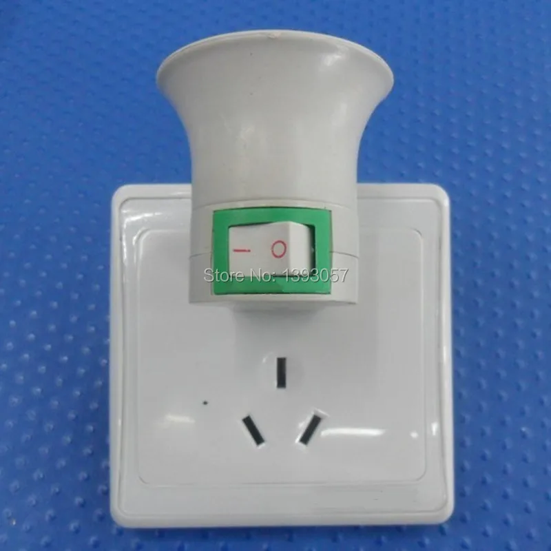 Цоколь переходник для светодиодной лампы E27 110 В 220 переменного тока|light bulb plug
