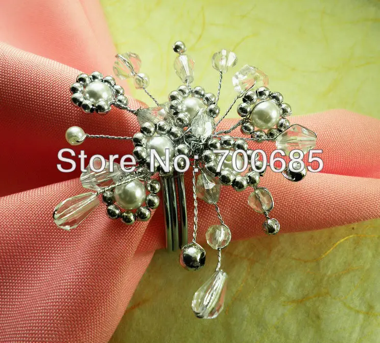 

wholesale beades napkin rings,acrylic napkin holder