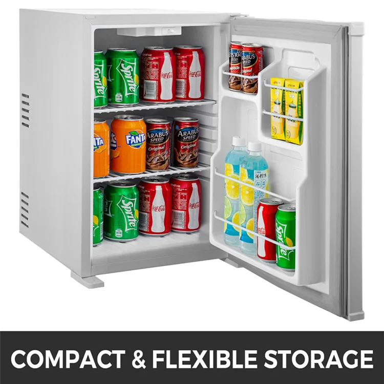1.8 cu. ft. Portable Absorption Fridge Refrigerator 12V Mini Cooler Mute Operation 50L