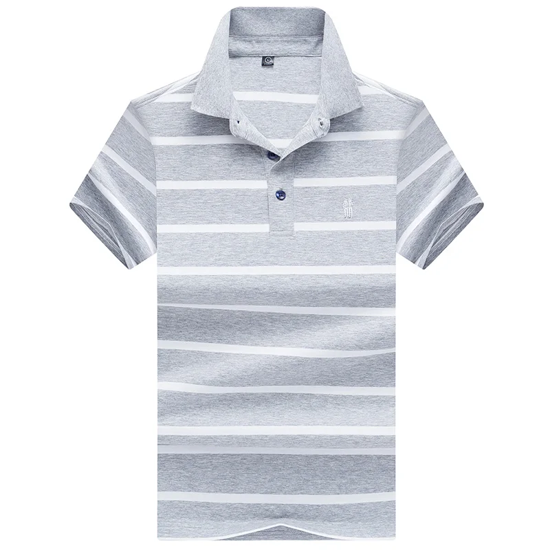 

TJWLKJ 2019 Summer Men Business Polos Casual Striped Slim short sleeves Polo Shirt streetwear stranger things Brand Polos