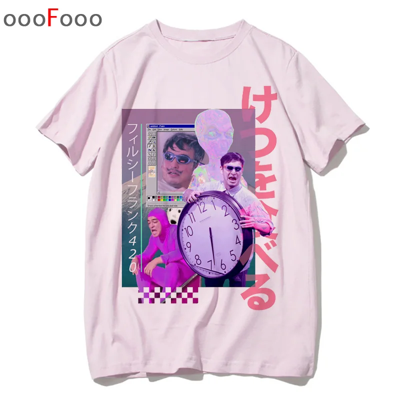 Футболка vaporwave модная Ретро футболка с японским аниме грустной девушкой для