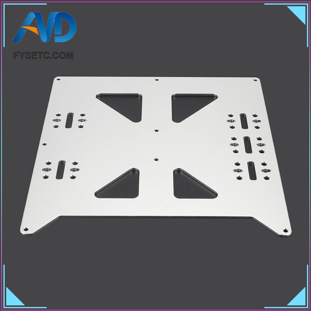 Aluminum Y Carriage Anodized Plate Upgrade V2 Prusa i3 Hot Bed Support For DIY 3D Printer parts | Компьютеры и офис