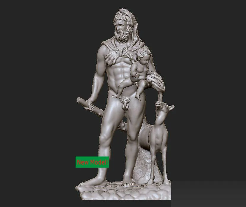 3d модель для станка с ЧПУ 3D cnc в формате STL Hercules и triвера|3d model for cnc|for cncmodel |