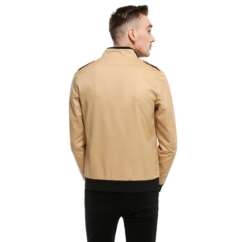 2018 Для мужчин джинсовый жакет Пальто для будущих мам slim fit бизнес куртка