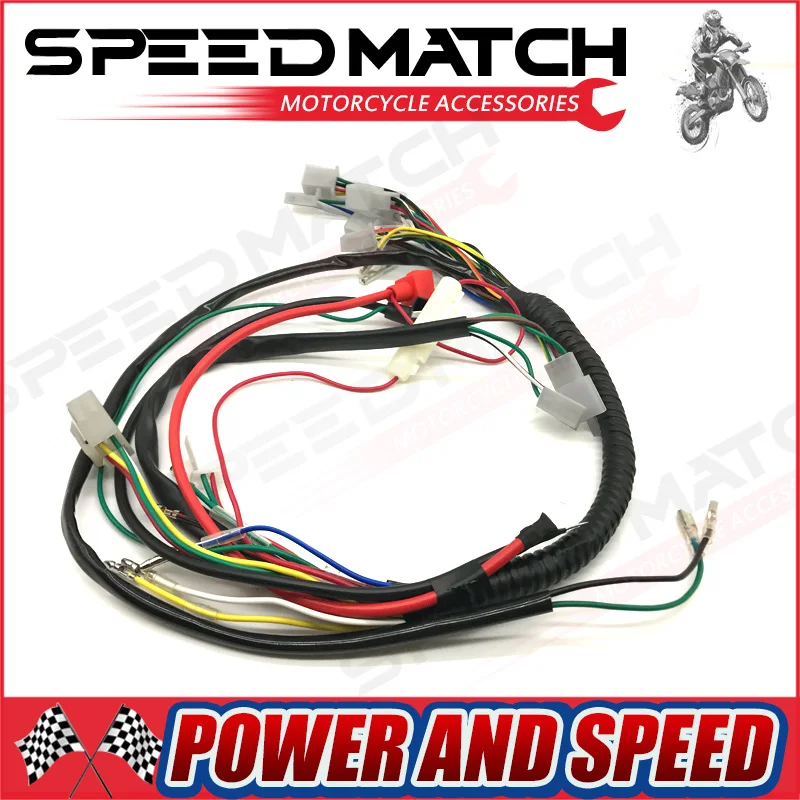 

Проволочный ткацкий станок, проводка, WIRELOOM 50cc 70cc 110cc 125cc ATV QUAD BIKE BUGGY GO KART