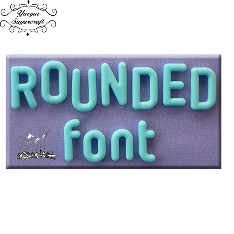 Yueyue Sugarcraft Newest Alphabet Silicone mold fondant cake decorating tools chocolate gumpaste | Дом и сад