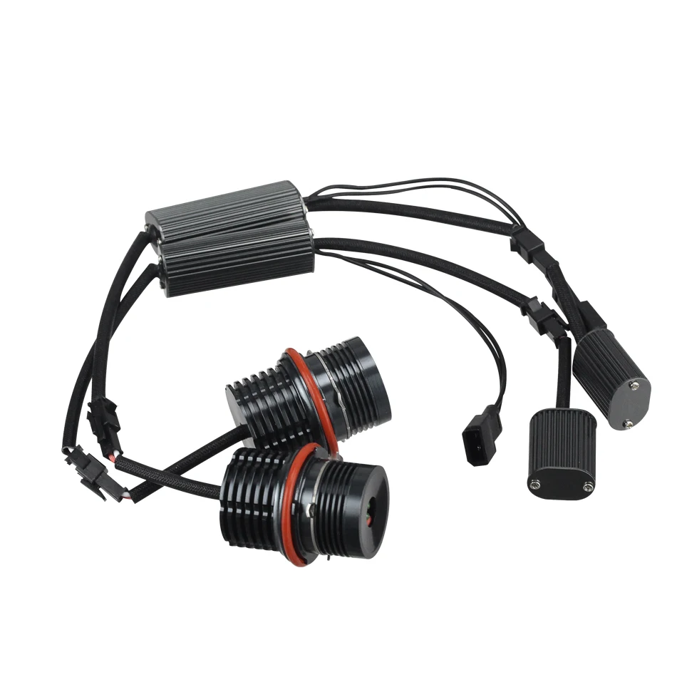 2 шт. 20 Вт 4 CREE светодиодные чипы/Bridgelux ангельские глазки белый для BMW E65 E87E39 E53 E63 E64 E60