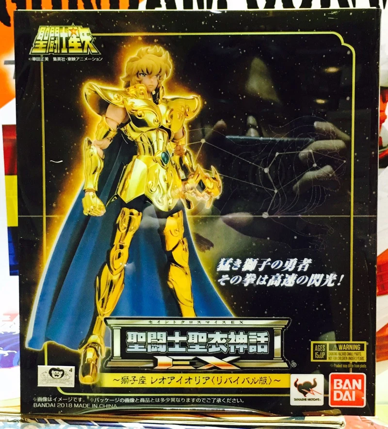 100% Оригинальная фигурка BANDAI Tamashii Nation Saint Cloth Myth EX жизнь Лео айория. Из компании