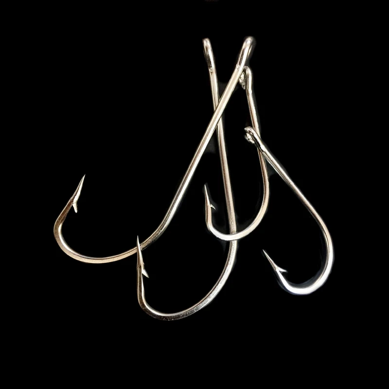 CN04 4/0 80 шт. рыболовный крючок Mustad из нержавеющей стали O'shaughnessy крючки для