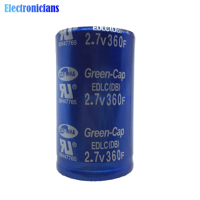 Супер фарад конденсатор 2 7 в 360F 60*35 мм 2.7V360F 60x35 низкая ESR высокочастотный Ultracapacitor