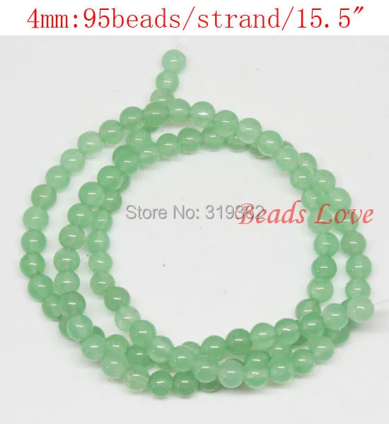 4 6 8 10 12 мм Ligh green Jada круглый незакрепленный камень Бусины AAA + 15 5 &quot/нитка бус
