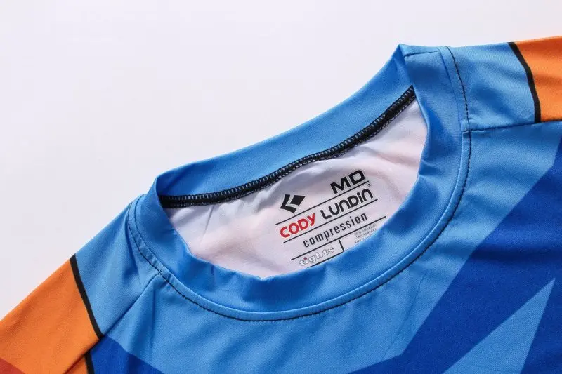 Мужская компрессионная Футболка Red шлейф с японским комиксом футболка для бега