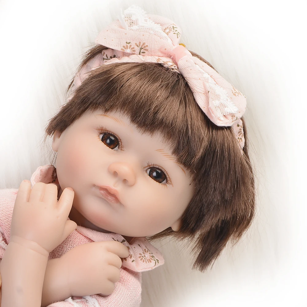 Реалистичная силиконовая виниловая Кукла младенец 17 дюймов|birthday gifts kids|doll softnewborn