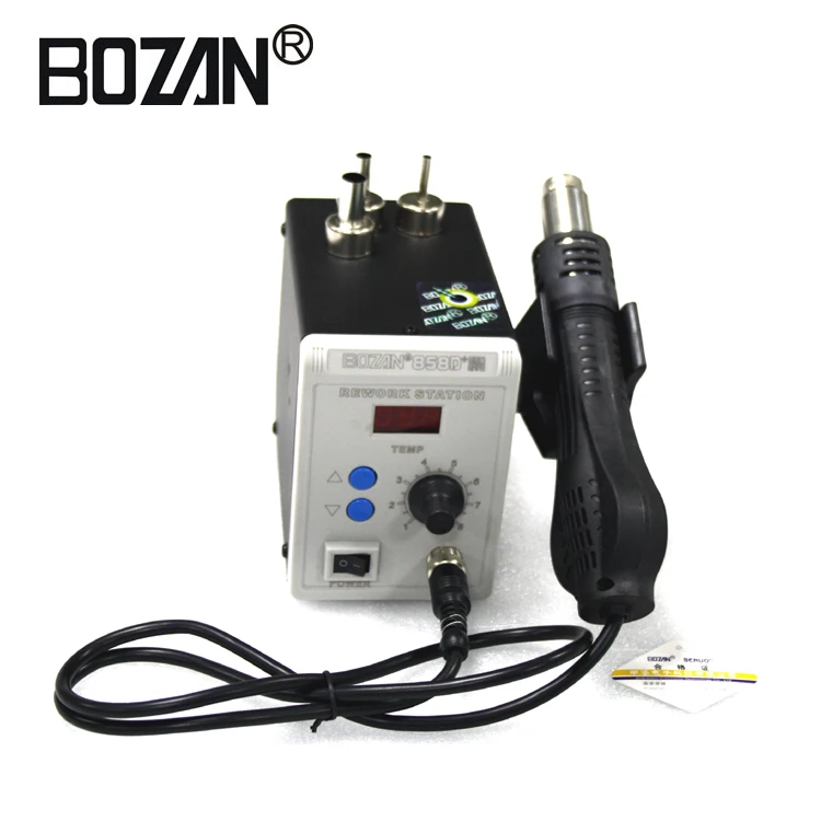 858D + Термовоздушная паяльная станция 110V / 220V 750W светодиодный цифровая Тепловая