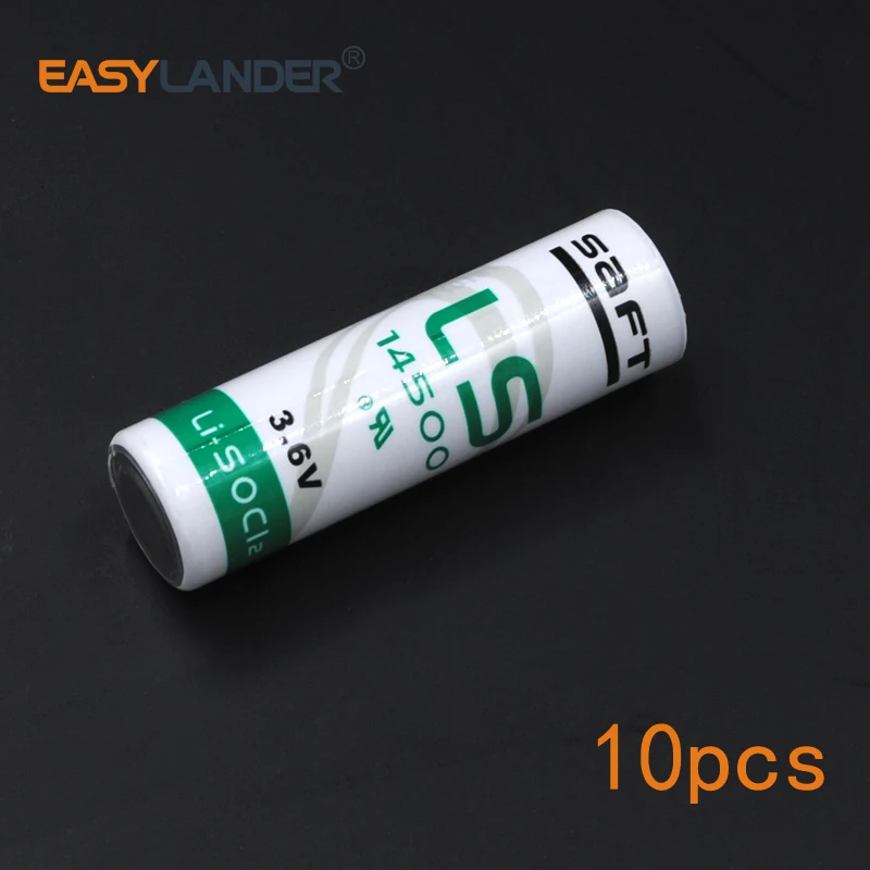 

10pcs/Lot 3.6V 2450mAh LiSOCl2 Battery for AA XL-060F LS-14500 LS14500 ER14505 LS-14500C PLC CNC SMB LITHIUM NEW