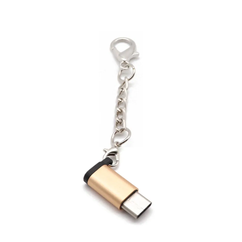 2 шт. для iPhone к Micro USB/type-C адаптер зарядного устройства женский штепсельный