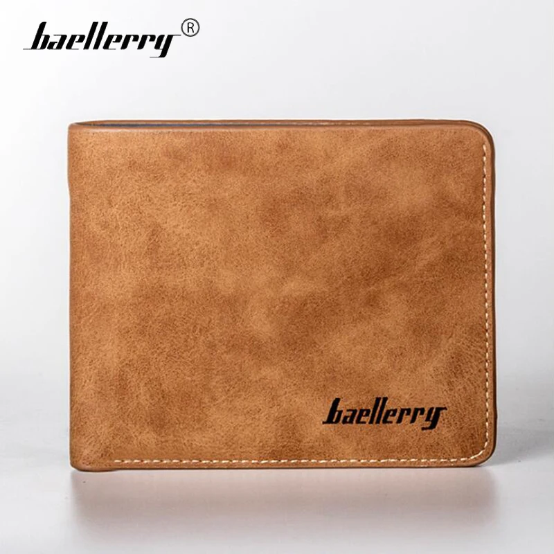 Винтаж baellerry кошелек Для мужчин маленький кожа бумажник мужчины короткий кошелёк