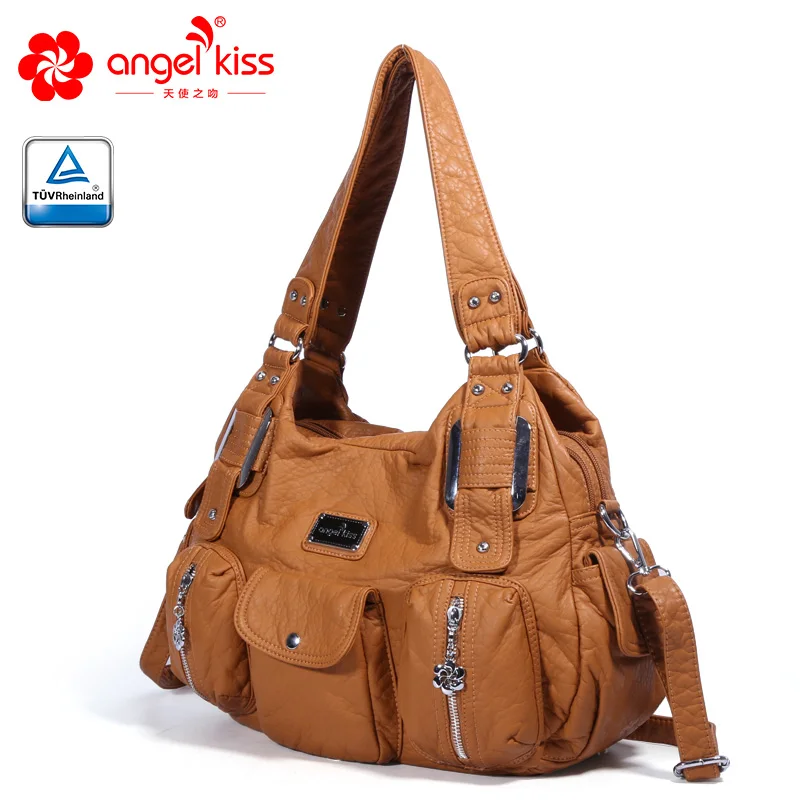 Angel Kiss сумки женские винтажные цветные водонепроницаемый кошелек 8420|Сумки с