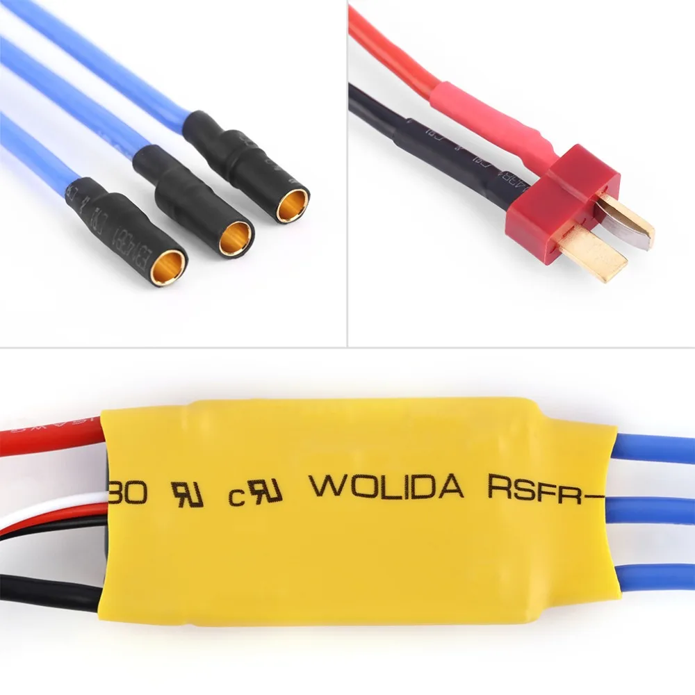 XXD 30A ESC сварочного штекера с бесщеточный двигатель мультикоптера Скорость