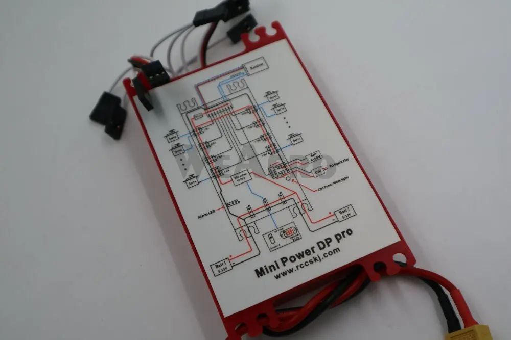 Мини мощность DP Pro мини Серводвигатель доска силовая коробка с BEC для газовой