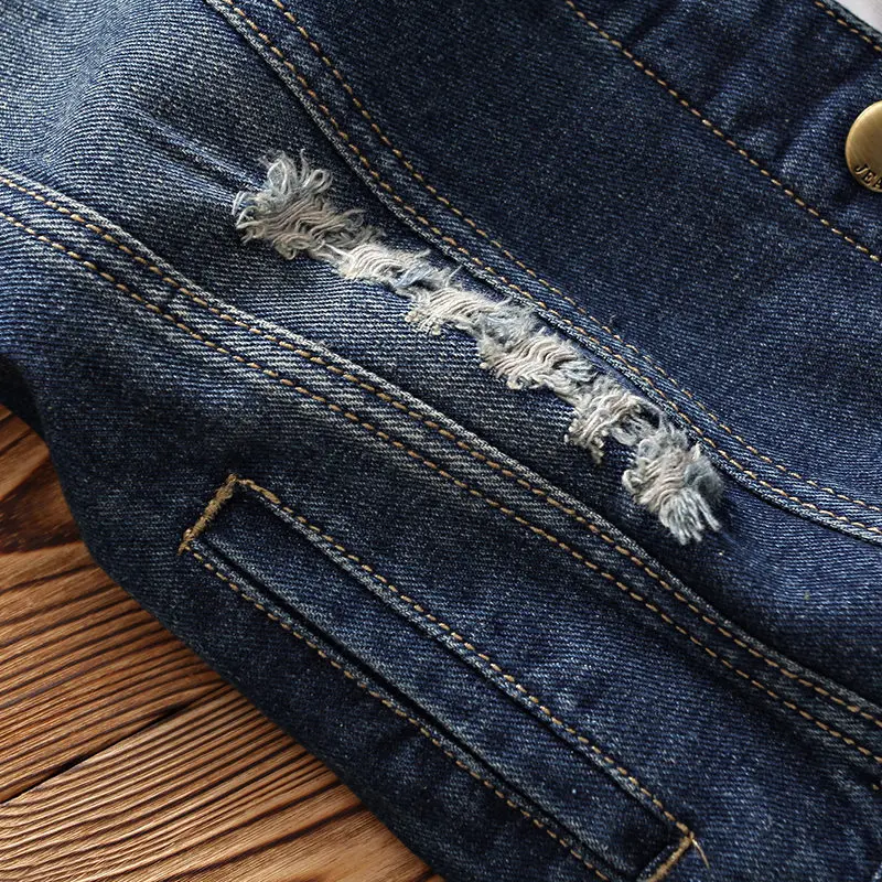 Джинсовая рубашка VERSMA в стиле Харадзюку для мужчин и женщин приталенная сорочка