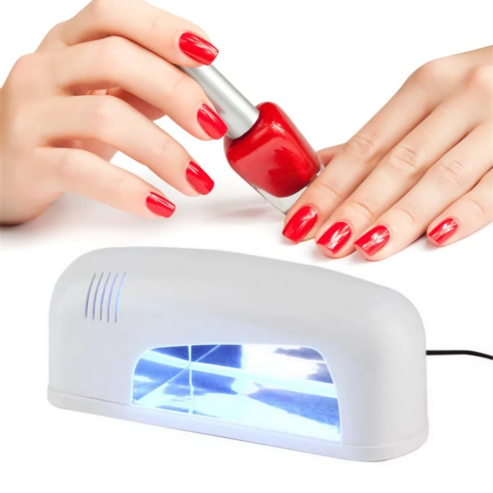 Распродажа профессиональный белый гвоздь Led UV 9 Вт лампа свет дизайн ногтей сушка для геля быстрая сушка для дома для маникюрных салонов отверждения