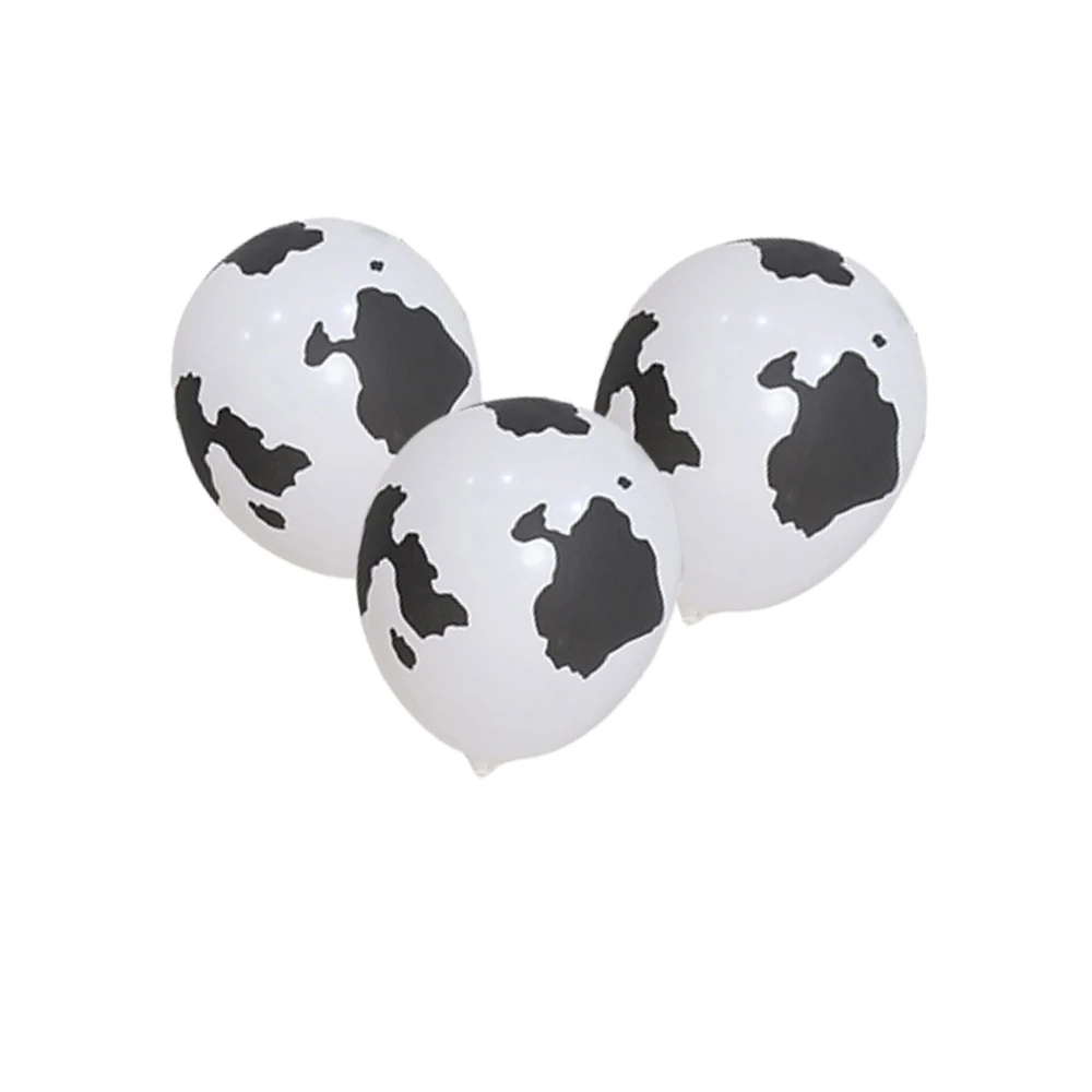 20 шт 12 дюймовые уплотненные латексные шары с принтом коровы гелий шарик