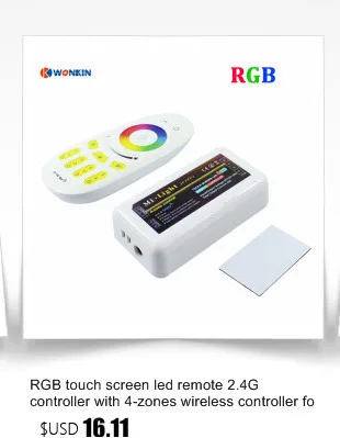 DC5-24V 10keys РФ беспроводной пульт дистанционного управления rgb мини контроллер Диммер для SMD светодиодные полосы