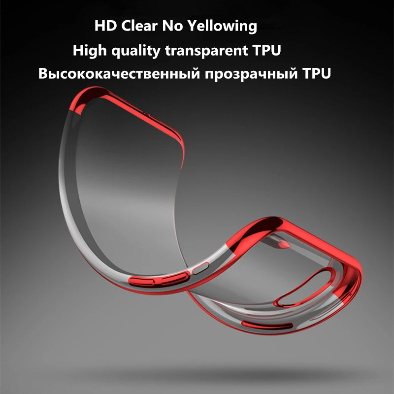 SYCASE покрытие Мягкий ТПУ чехол для huawei Honor 8X ультра тонкий прозрачный блестящий |