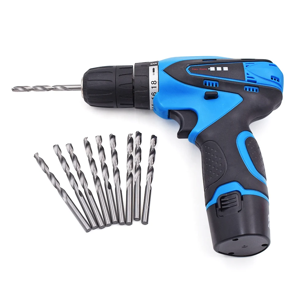Набор высокоскоростных стальных спиральных сверл 10 шт. деревообрабатывающий