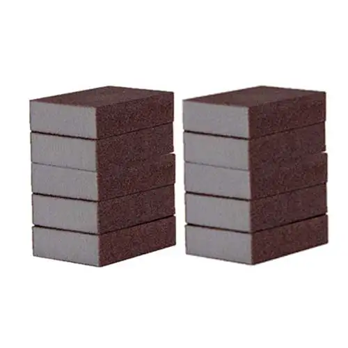 10pcs Clean Sponge Кухня сильный Губка Кисть нано-наждак удаления накипи Чистый инструмент горшок удаления ржавчины удаления накипи обеззараживания чаша ластик уборка инструменты - Цвет: 10pcs Clean Sponge