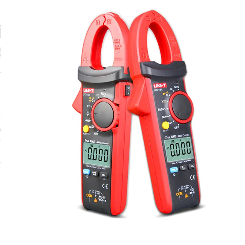 

UNI-T UT216C 600A True RMS Digital Clamp Meters Auto Range Multimeters Frequency Capacitance Temperature & NCV Test Megohmmeter