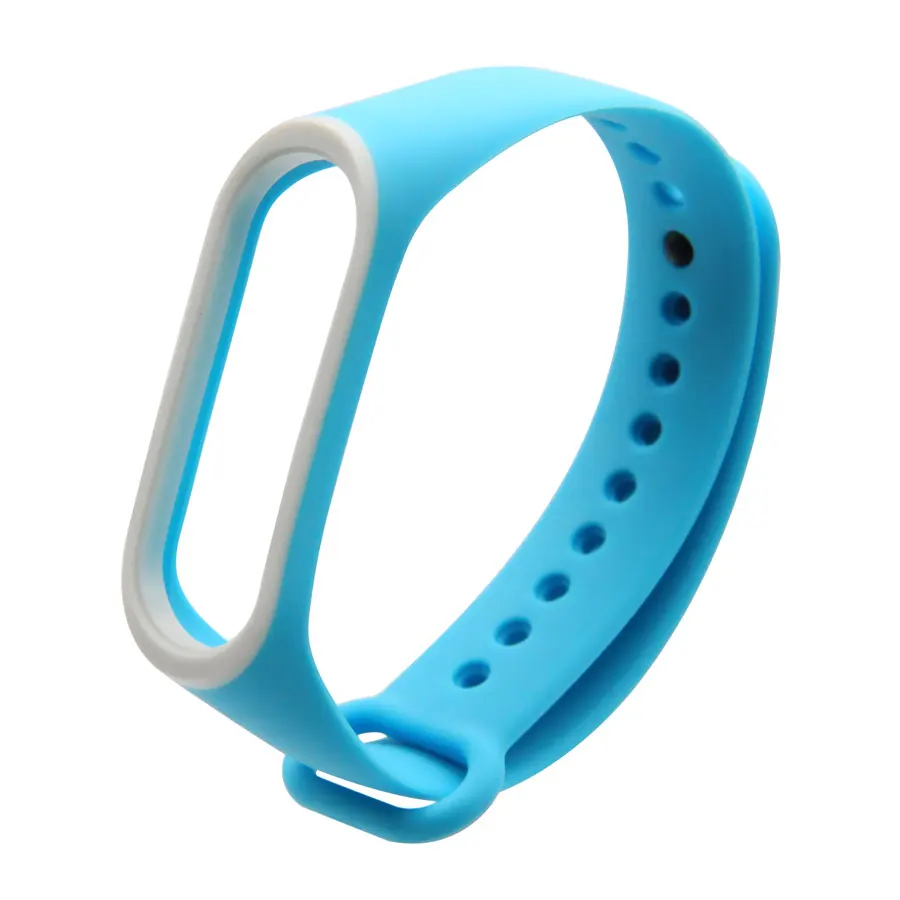 Двухцветный ремешок для Xiaomi mi Band 3 4 Smart Band аксессуары для mi band 3/4 смарт-ремешок для Xiaomi mi Band 3 4