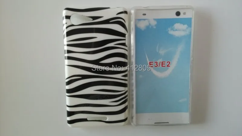 Модный чехол из ТПУ с цветочным принтом и леопардовым для Sony Xperia E3 чехлы